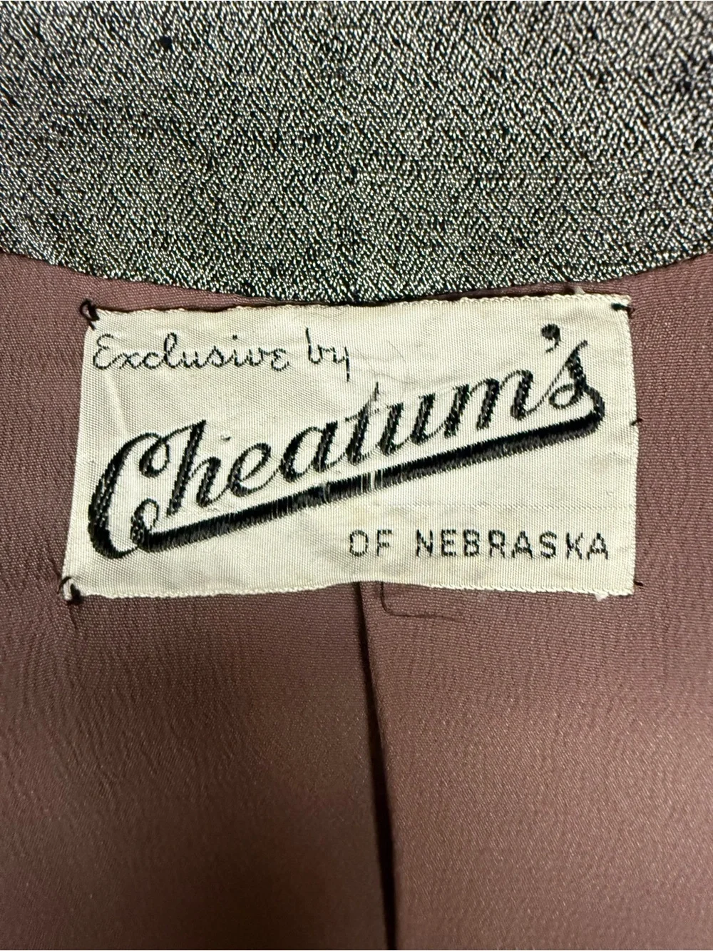 Vintage 1950s cheatum’s